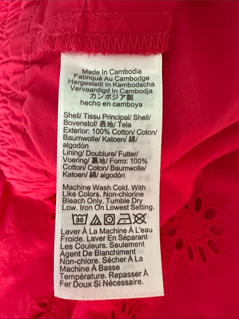 J. Crew Eyelet Midi Skirt - Hot Pink - Picture 3 of 8